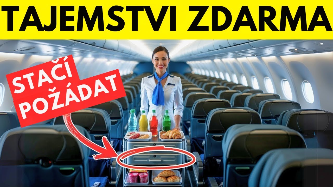 15 VĚCÍ ZDARMA, o které jste nevěděli, že je můžete během letu požádat!