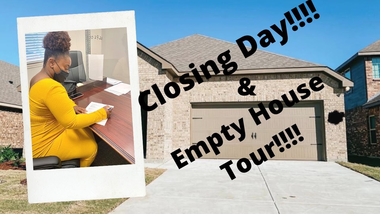 Closing Day | Empty House Tour | Dallas TX