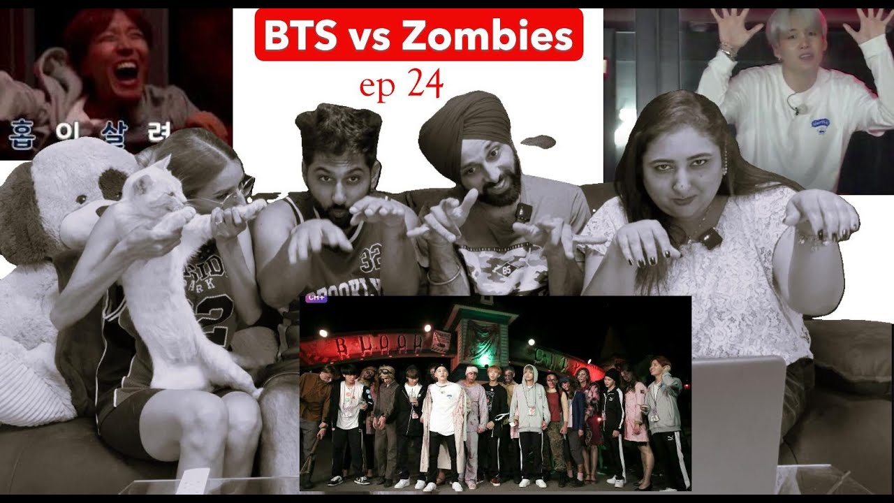 First time watching Run Bts vs Zombies