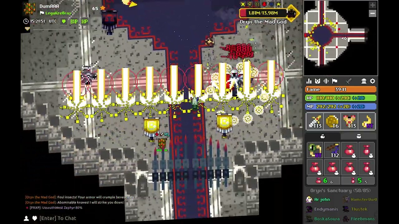ROTMG Exalted Oryx 3, Celestial - how to dodge like a noob