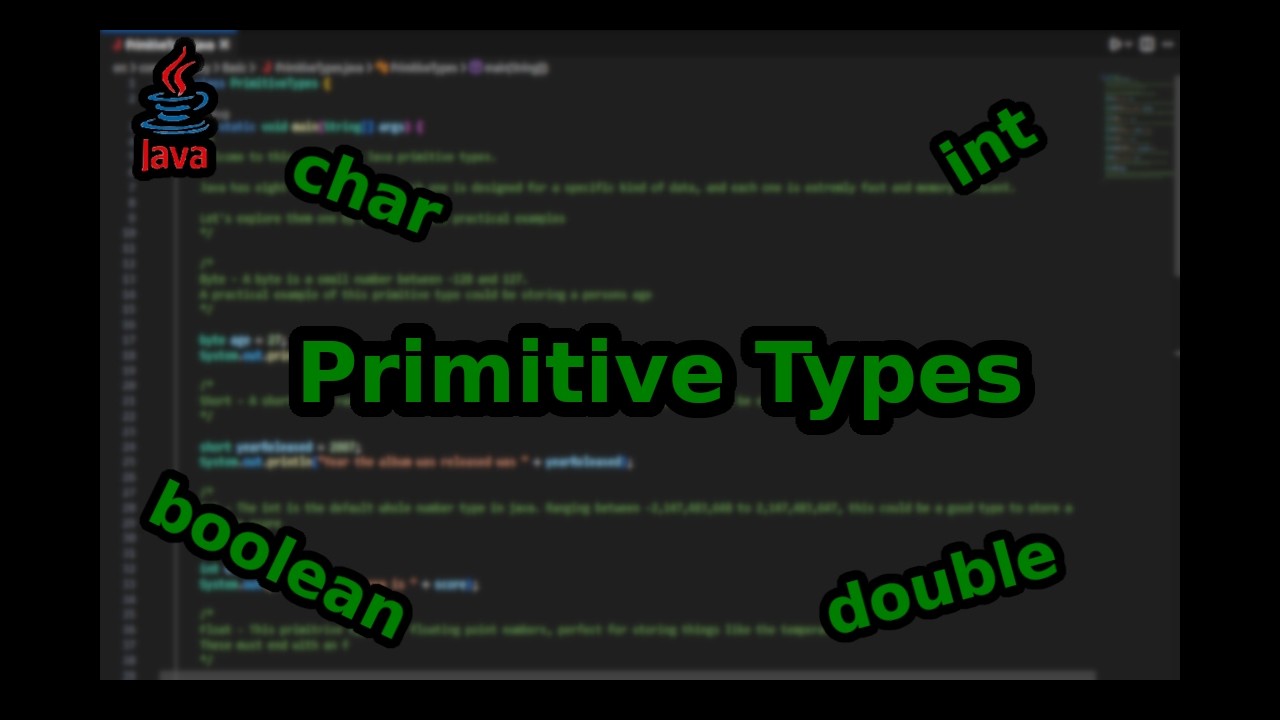 Java Basics | Primitive types