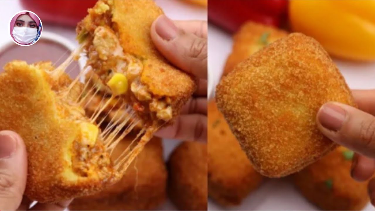 Chicken pizza Bites,Chicken Bread Bites Recipe |New Iftar Special Snacks by Musarat Food Secrets 