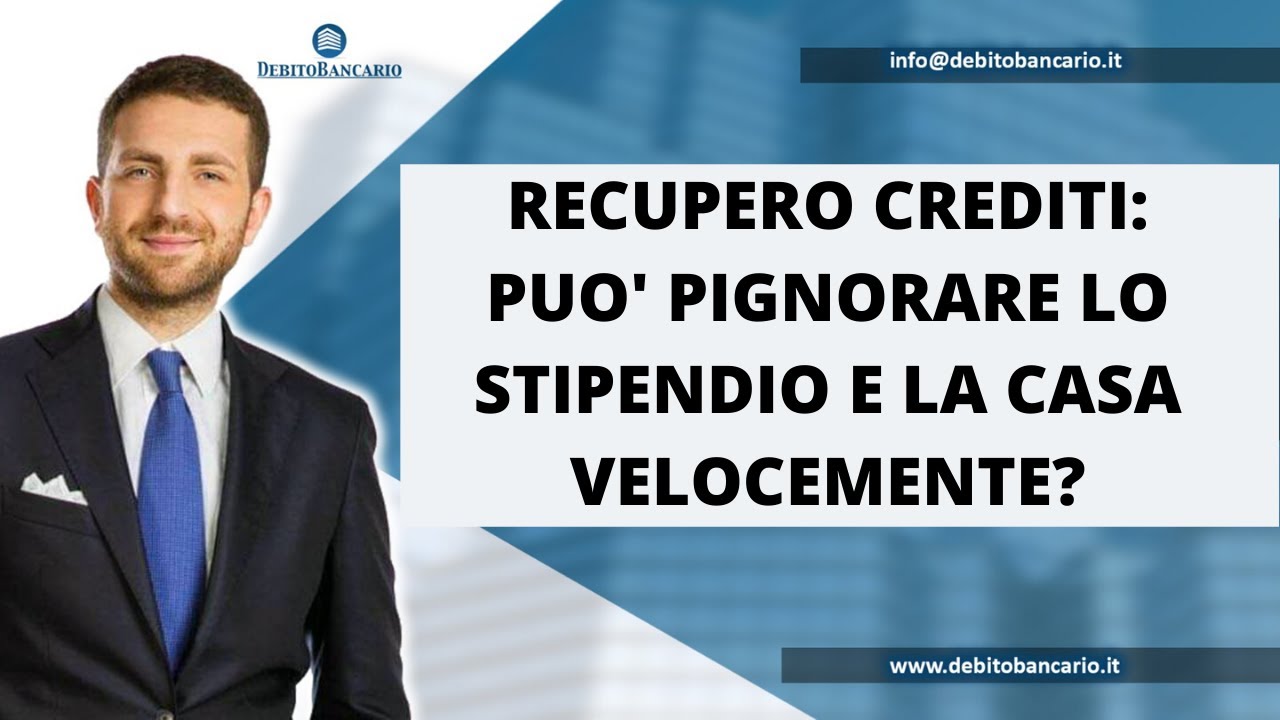 RECUPERO CREDITI: PUO' PIGNORARE la casa o lo stipendio velocemente o è solo una minaccia?