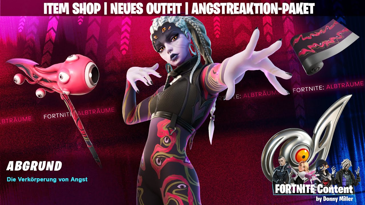 Item Shop | Angstreaktion-Paket | Neues Outfit Abgrund und das komplette 