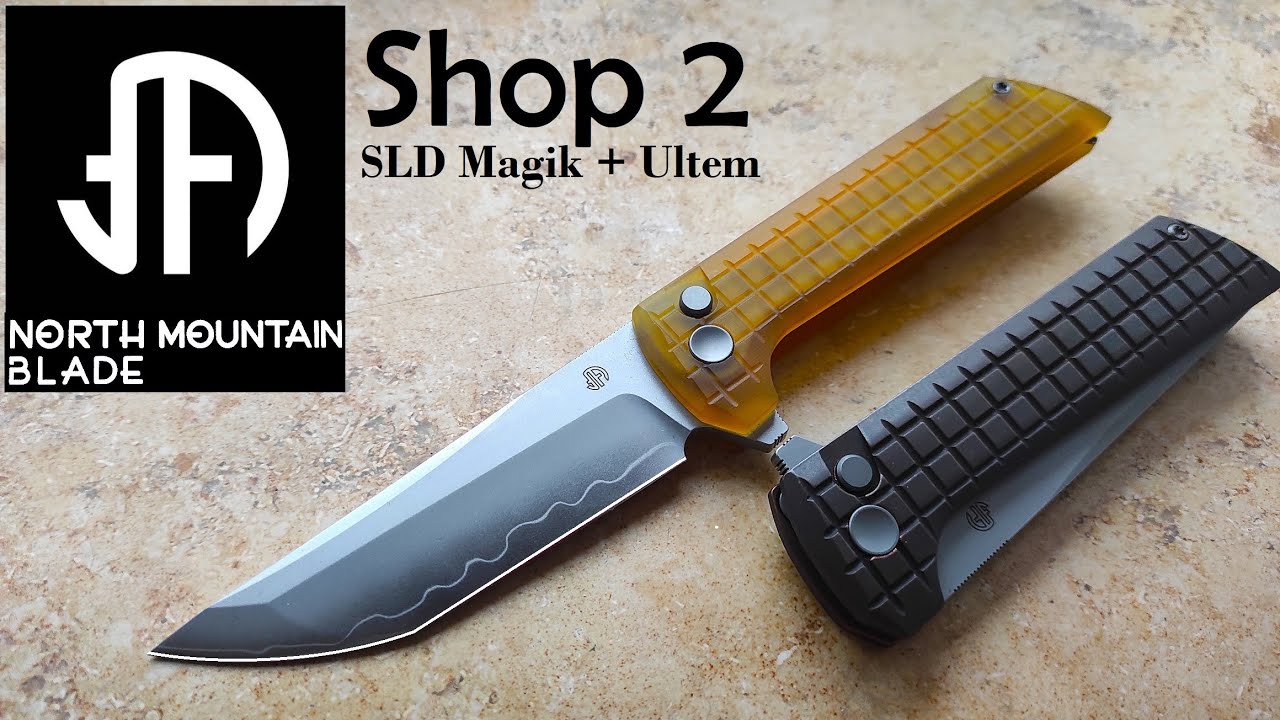 ✅ NEW North Mountain Blade Chop 2. SLD Magic Steel + Ultem