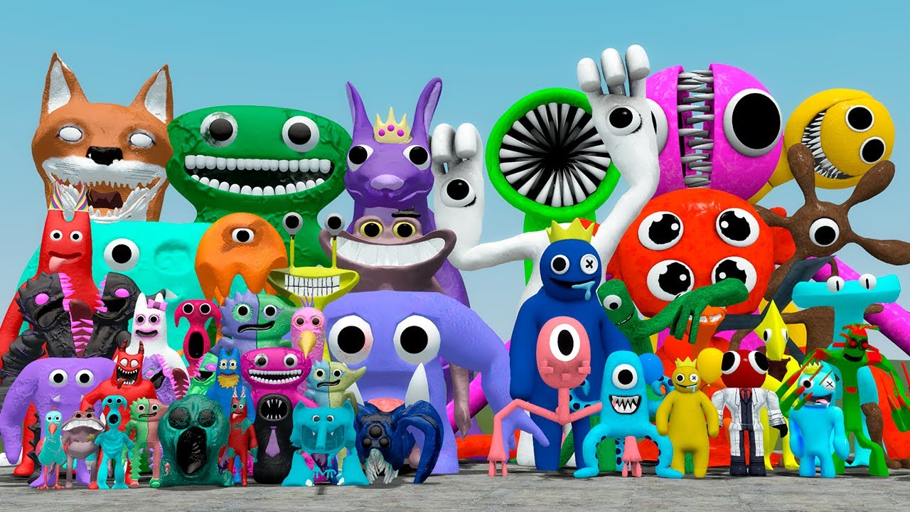 NEW GARTEN OF BANBAN 8 VS ALL RAINBOW FRIENDS in Garry's Mod!