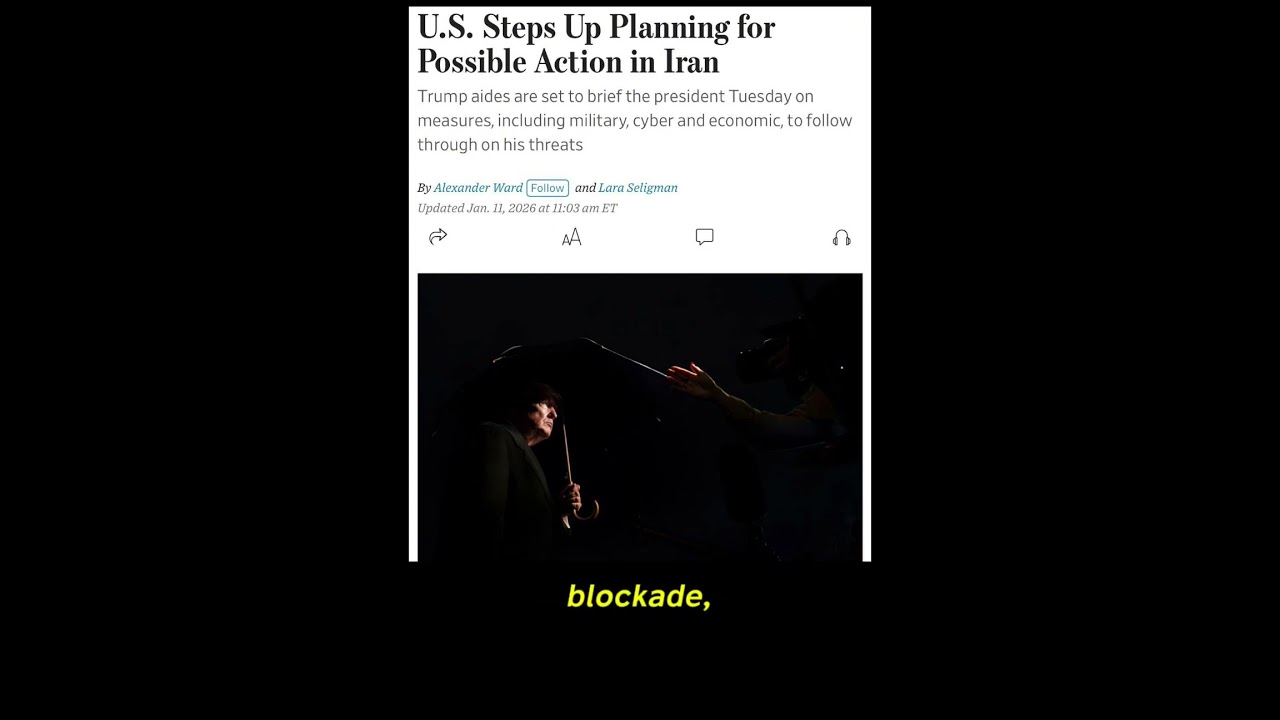 THE IRAN MENU: Trump Weighs Military Strikes 🇺🇸⚔️🇮🇷