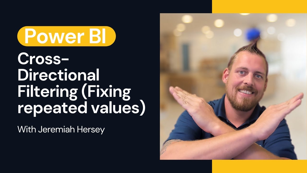 Power BI: Cross-Directional Filtering (Fixing repeated values) ⚡