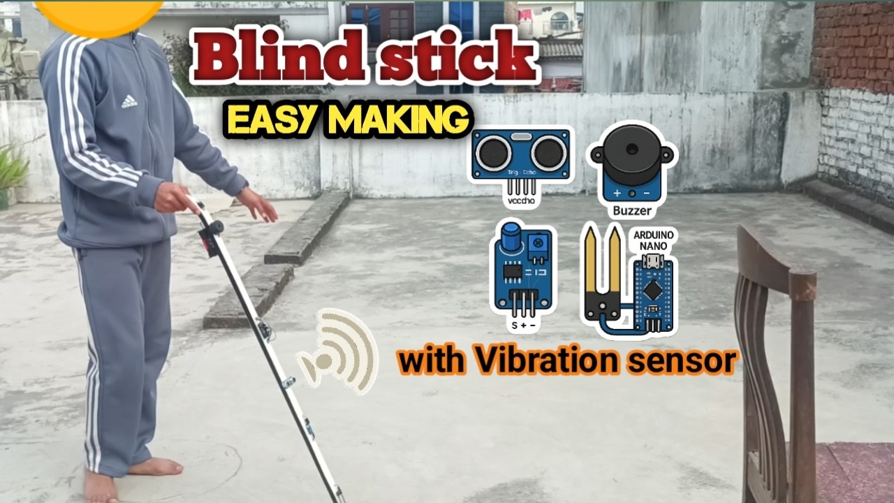 🦯 Smart Blind Stick Using Arduino Nano | Obstacle & Water Detection Project
