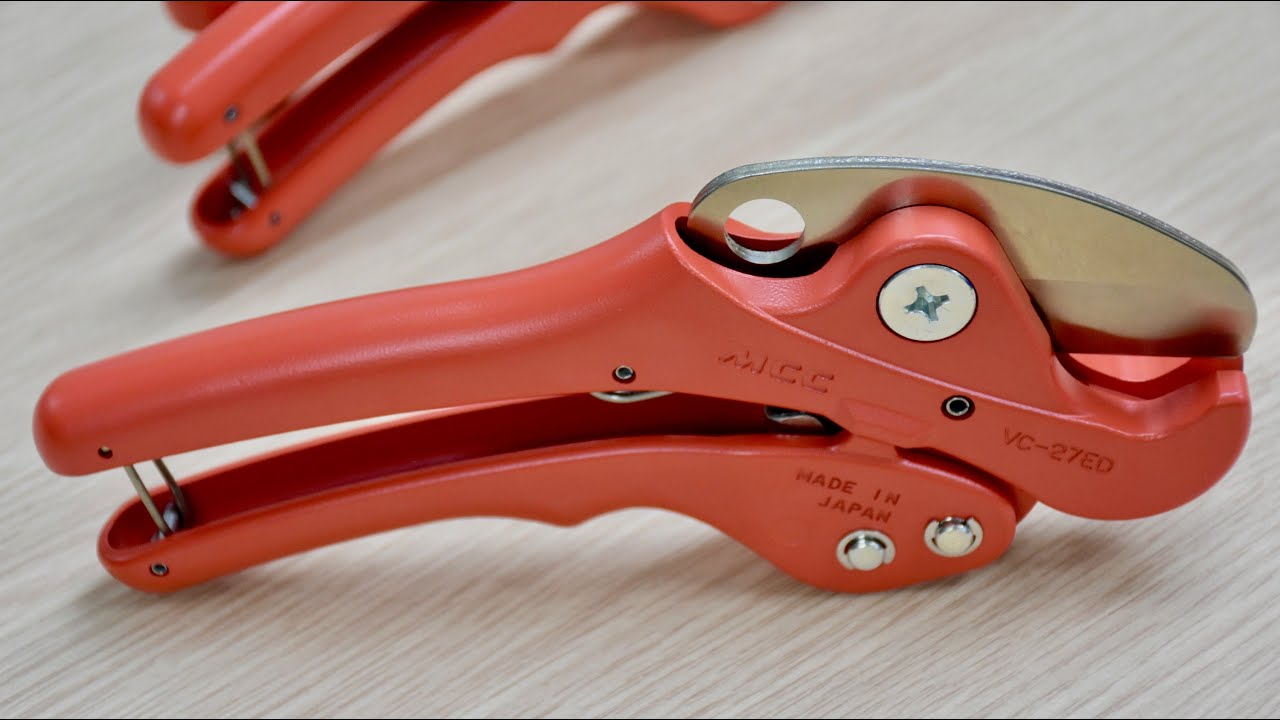 Hướng dẫn thay lưỡi dao cắt ống nhựa VC-0342. MCC Japan.