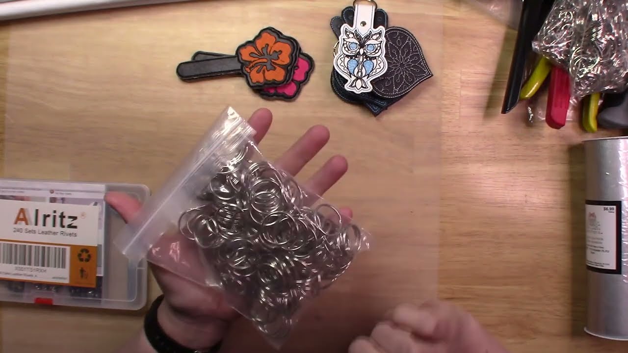 Machine Embroidery Key Fob Supply Haul