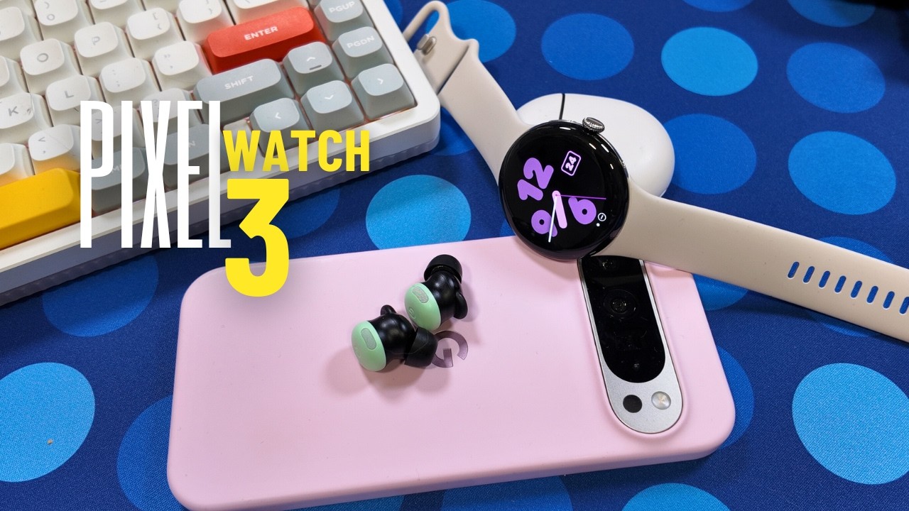 Pixel Watch 3 45 мм, самые элегантные умные часы на рынке 