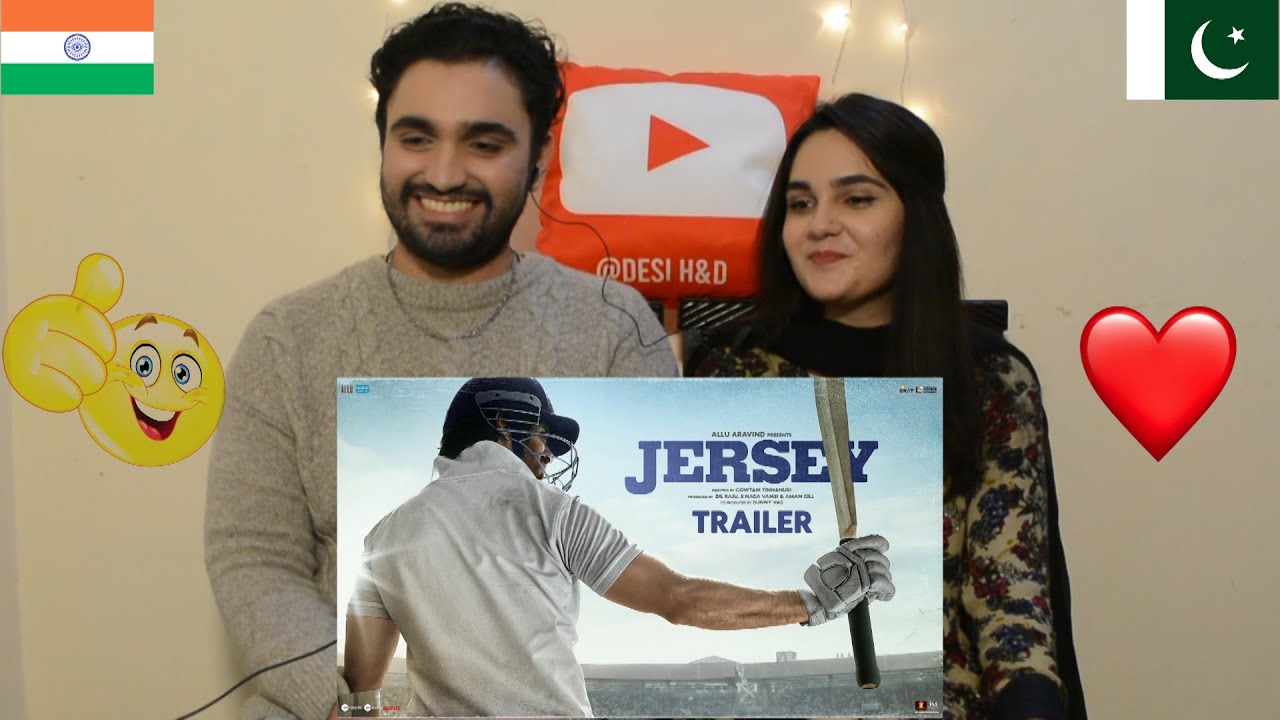 Pakistani reaction to Jersey Trailer | Shahid Kapoor | Mrunal Thakur | Desi H&D Reacts