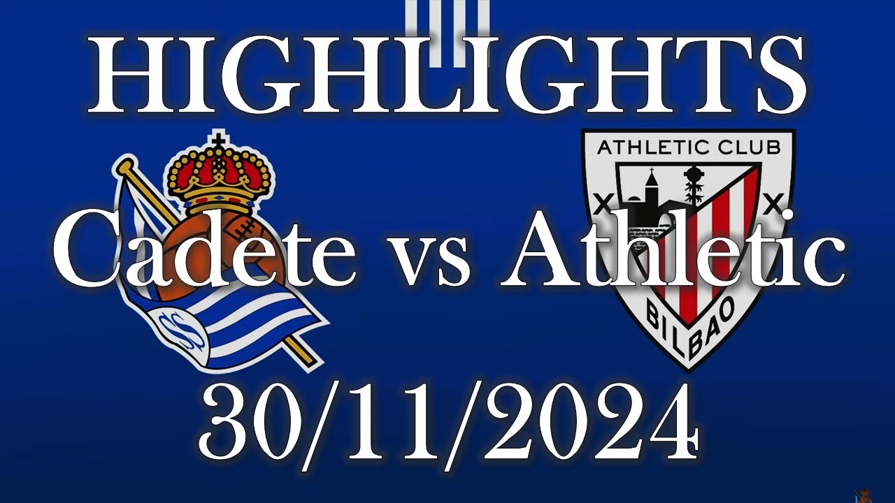 HIGHLIGHTS | Real Sociedad Cadete vs Athletic Club sub16 | Liga Vasca Cadete J12 (30/11/2024)