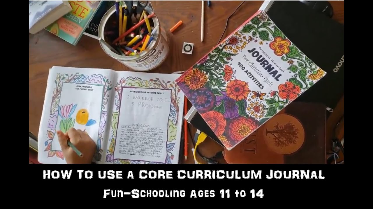 How We Use a Thinking Tree Core Curriculum Journal - Fun-Schooling ages 11 to 14