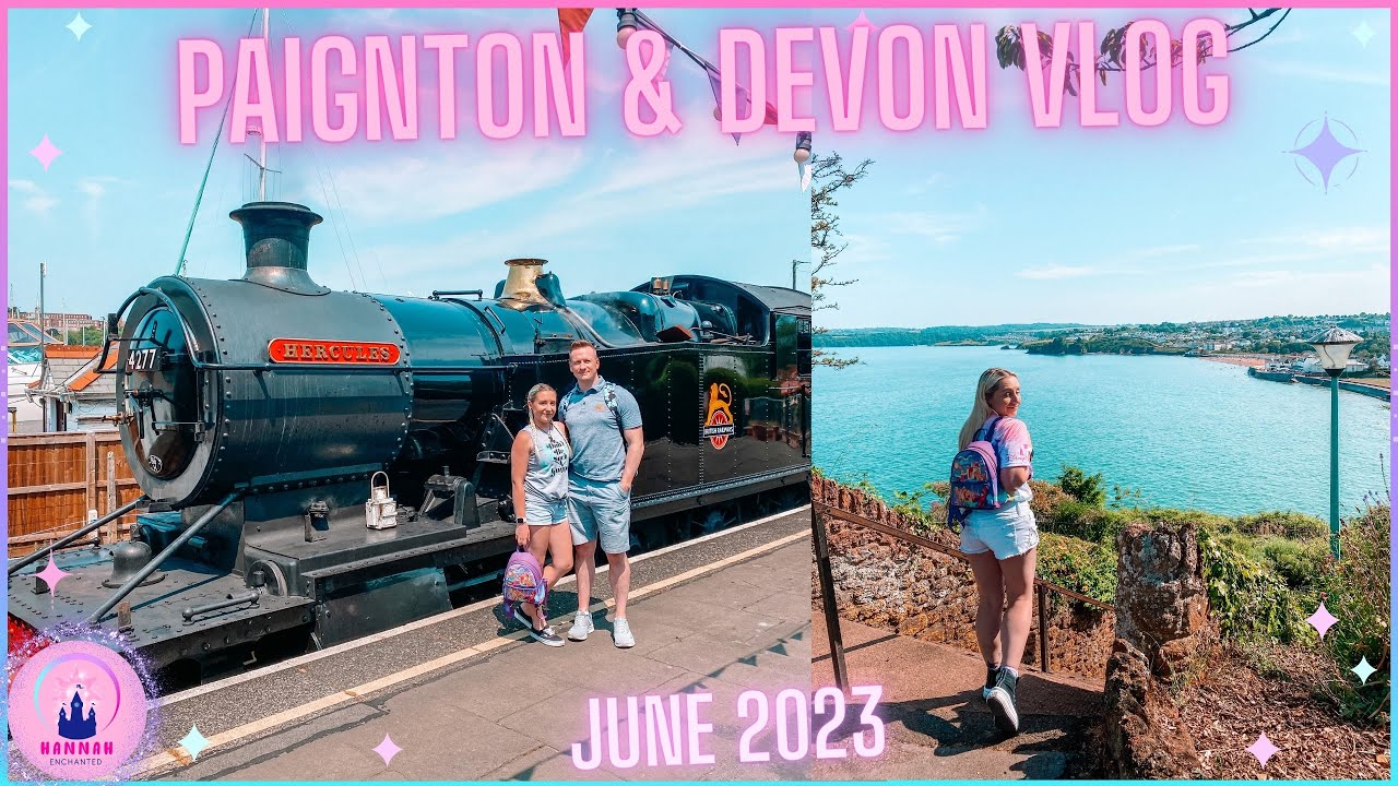 Paignton Beach Torbay Devon Vlog Round Robin Pier Travel Dartmouth Cruise Biker Night June 2023 Trip