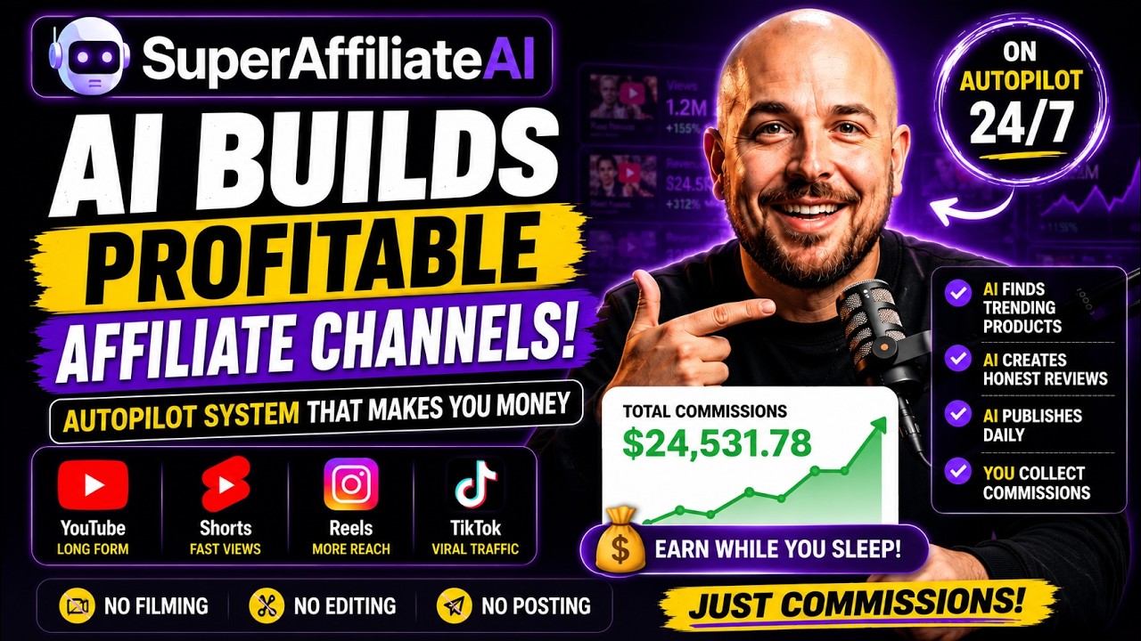 SuperAffiliateAI Review: How Super Affiliate AI Works 🔴 SuperAffiliates AI Review