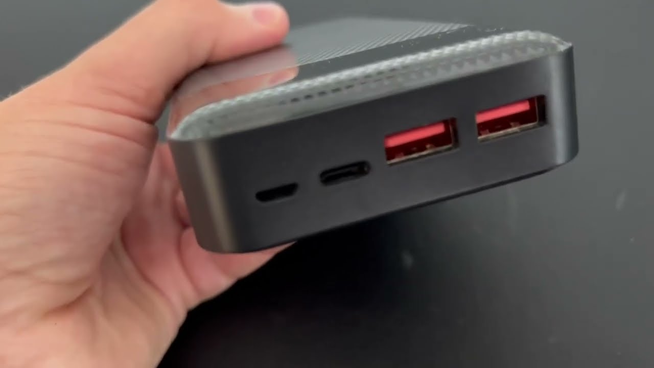 Bateria Externa Carga Rapida Power Bank  26800mAh 22,5W PD20W USB C Batería Externa, Potencia, resis