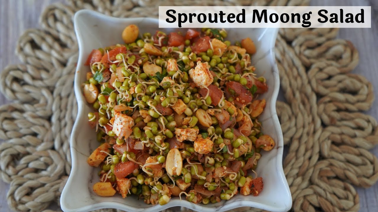 Sprouted Moong Salad Recipe | Weight Loss Salad Recipe | Healthy Salad Recipe | Diet Salad Recipe
