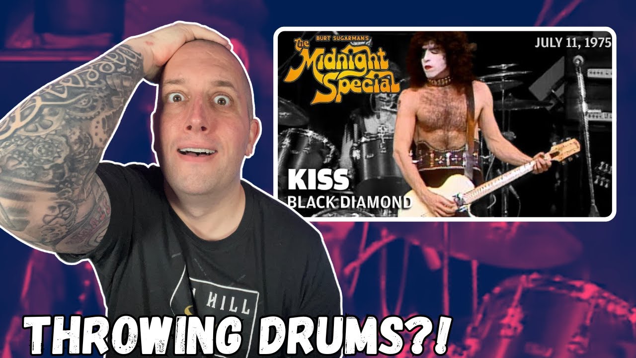 Drummer Reacts To Kiss - Black Diamond (The Midnight Special) || They Got Better?!