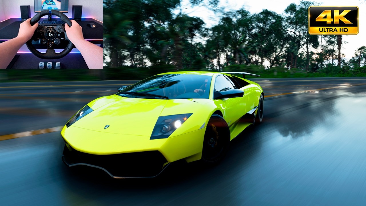 Lamborghini Murcielago LP 670-4 SV 2010 - Forza Horizon 5 | Logitech G923 Steering Wheel