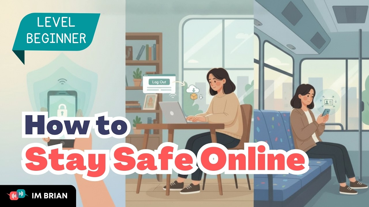 Online Privacy in Daily Life  | Easy English Conversation for Beginners