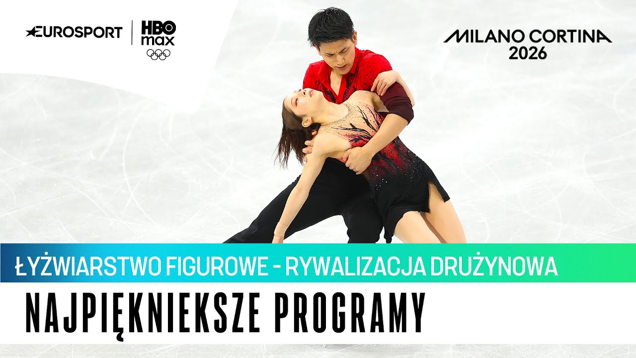 💃🕺⛸️ Łyżwiarze figurowi rozgrzali kibiców i lodowisko w Mediolanie | #milanocortina2026