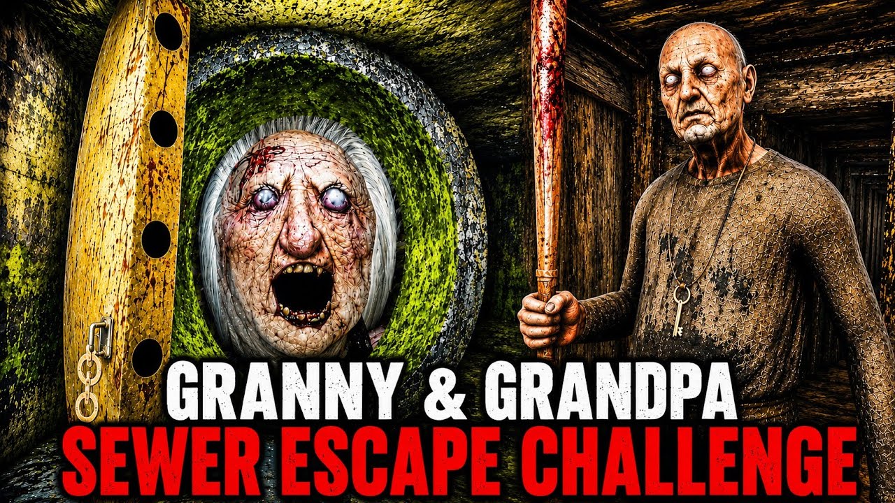 Granny revamp with grandpa ( Sever escape )Full gameplay 