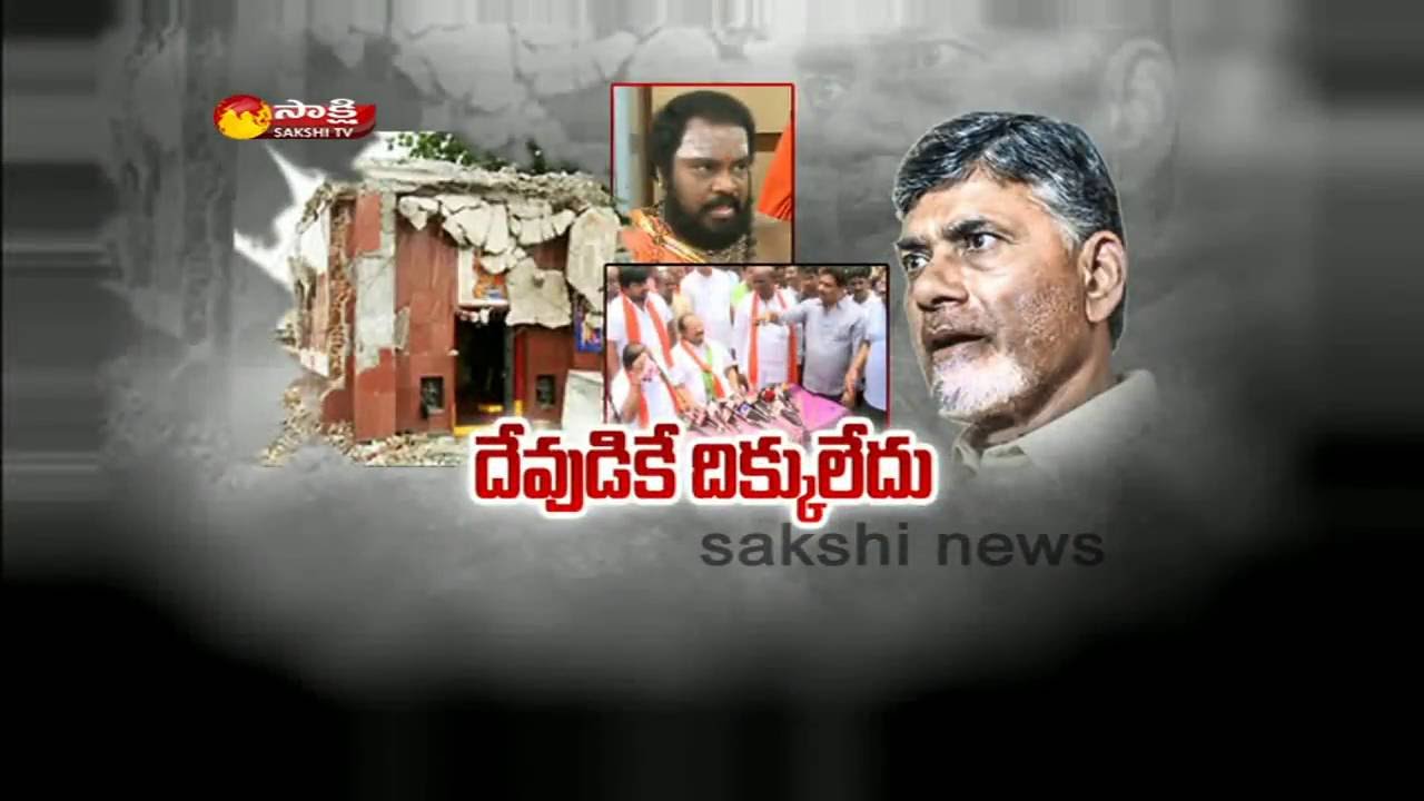 Peetadhipathi Swamy's Protest to Rally Over Temples Collapse in Vijayawada