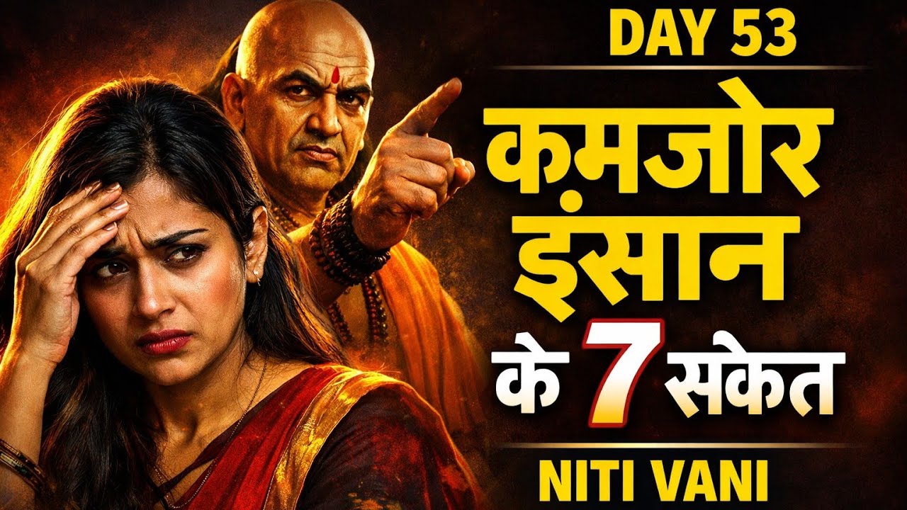 कमजोर व्यक्ति की 7 निशानियां | Life Lessons | NITI VANI
