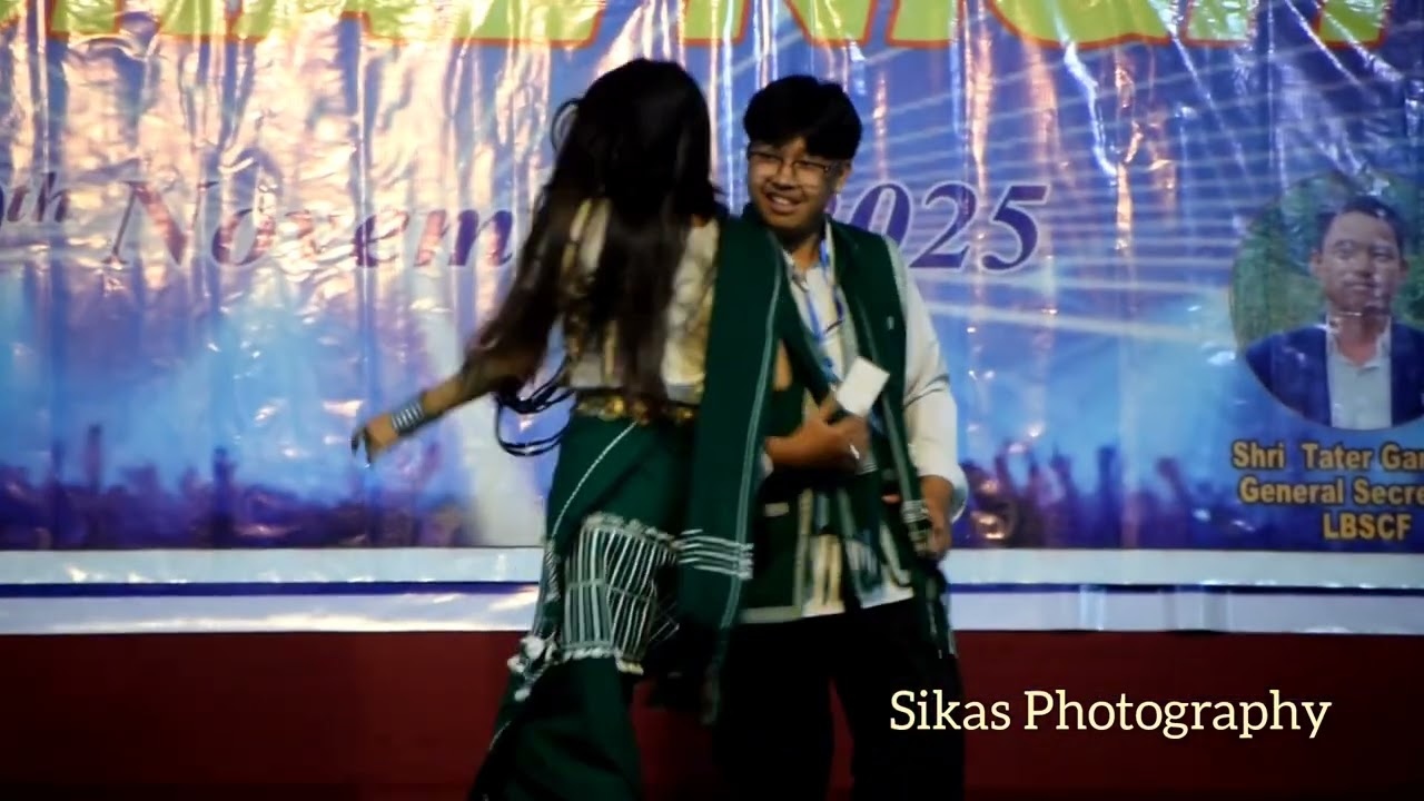  LBSCF 2025 at Yomcha..Duet Dance by Gamkak Team...Galo song: Berka Berka ....@sikas photography....