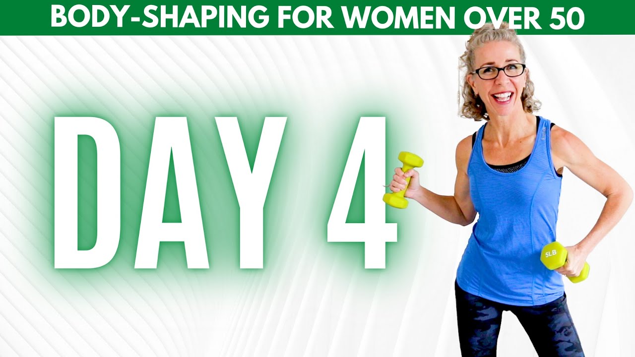 MODERATE Weights 💪 Day 4 💪 Body Shaping for Women over 50