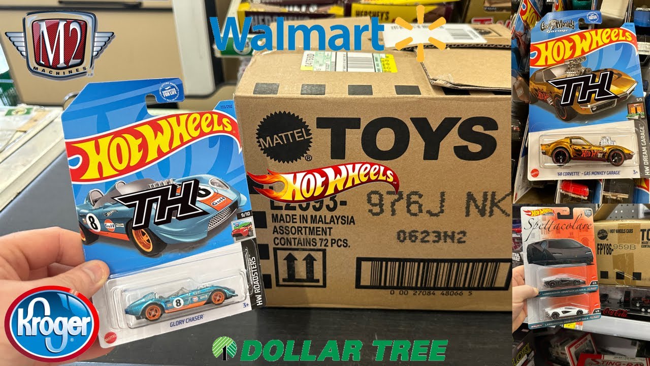 Hot Wheels Super TH’s at Kroger and Dollar Tree | M2 and Car Culture Chases at Walmart
