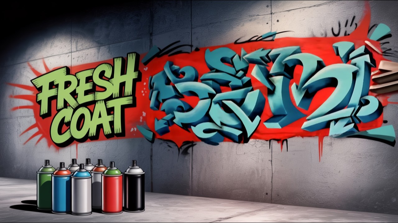 Abstract Graffiti Letters Exploding Off the Wall 🔥 3D Style Street Art