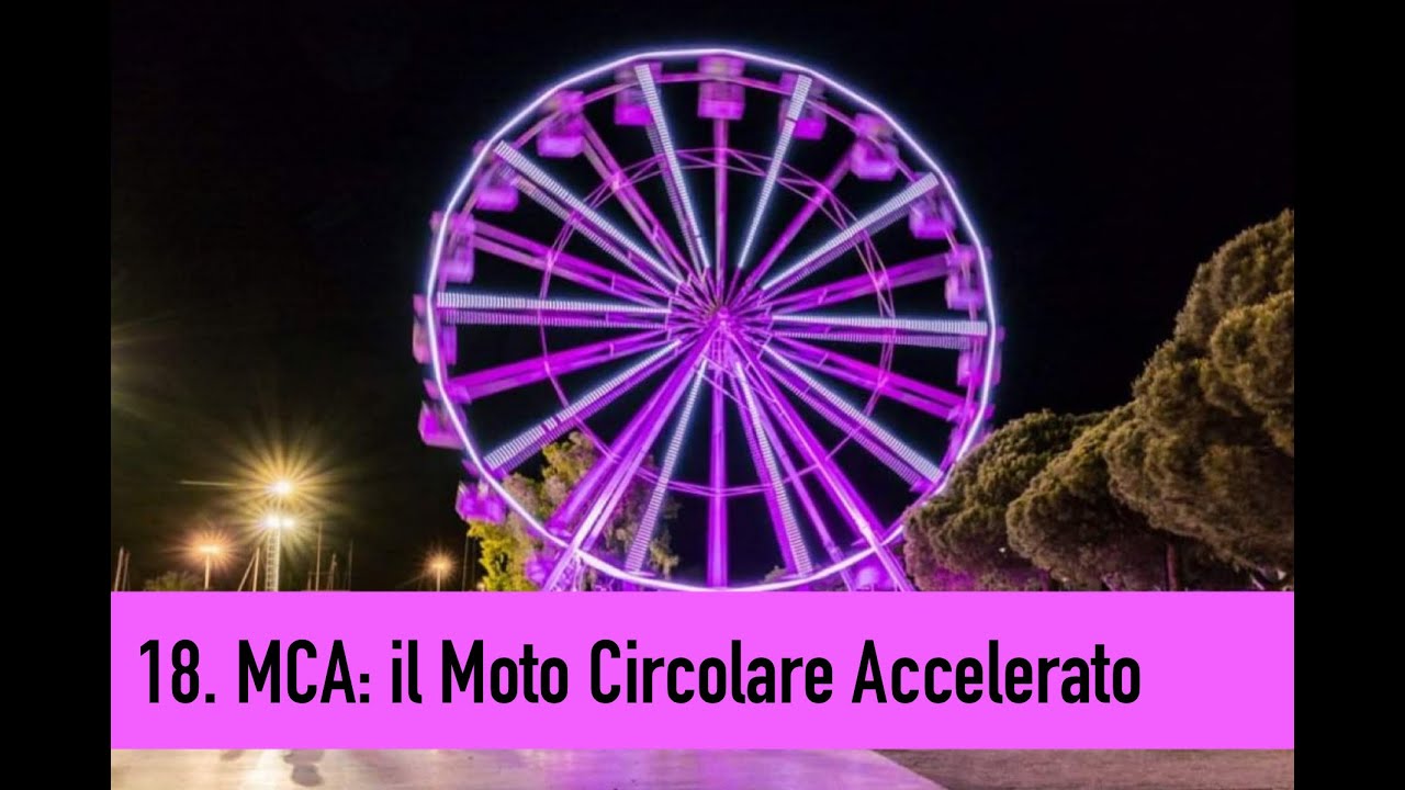 18. MCA: il Moto Circolare Accelerato