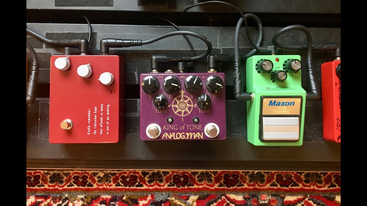 Klon KTR vs. King of Tone vs. Tube Screamer- A Shootout!