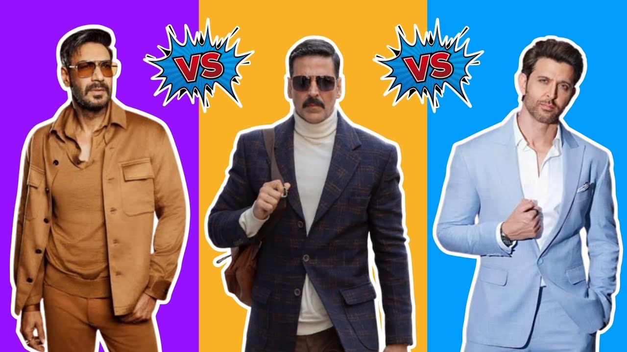 Ajay Devgan vs Akshay Kumar vs Hrithik Roshan Top 10 Highest Collection Movies Comparison