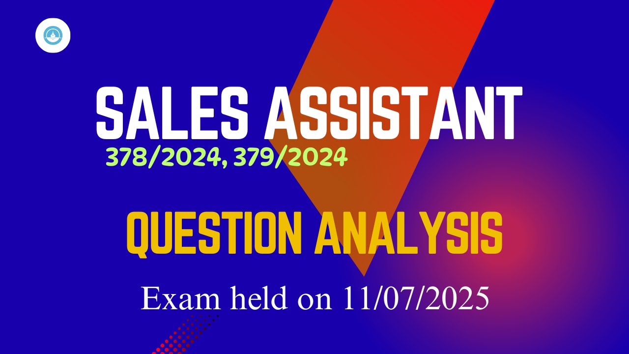 KERALA PSC |SALES ASSISTANT EXAM റാങ്ക് ഉറപ്പിക്കാമോ?  PROVISIONAL ANSWER KEY|