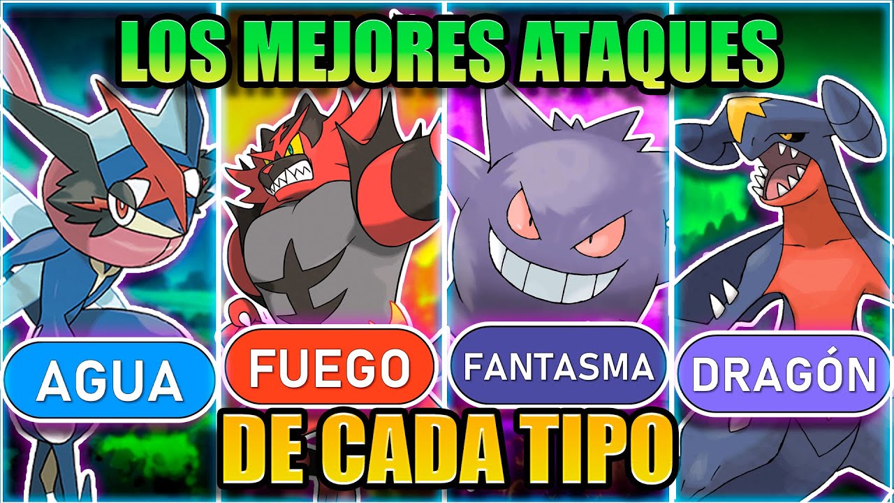 Los MEJORES ATAQUES de CADA TIPO