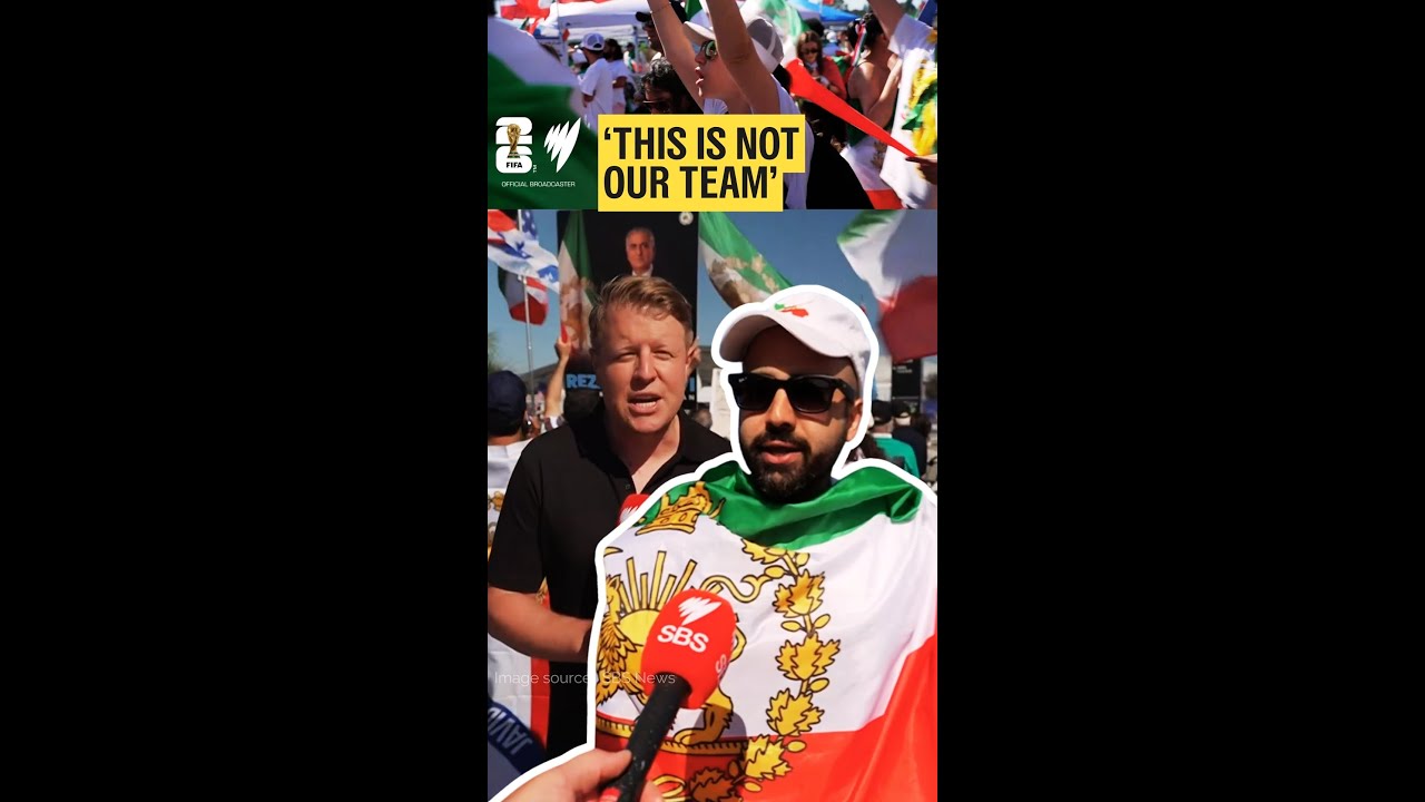 Tension between protesters and fans outside stadium ahead of Iran and New Zealand World Cup opener