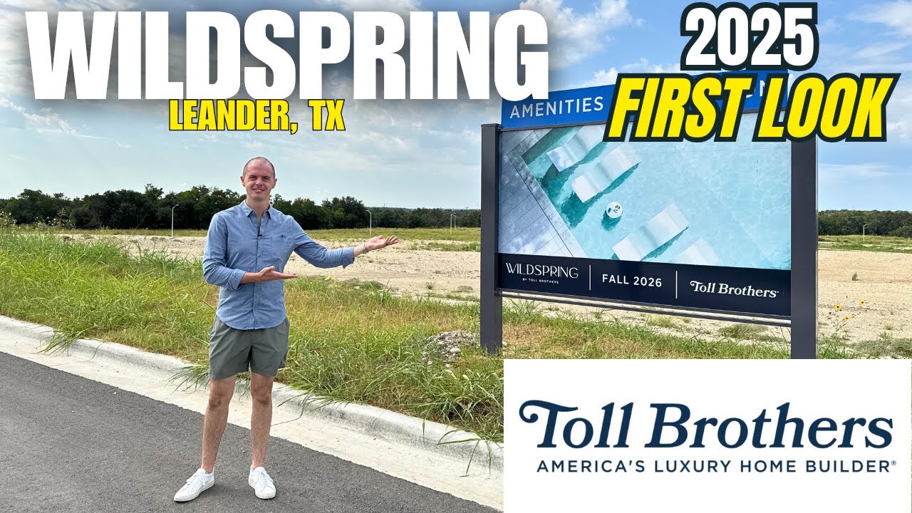 FIRST LOOK Wildspring by Toll Brothers Leander Texas | Toll Brothers Luxury New Construction Homes