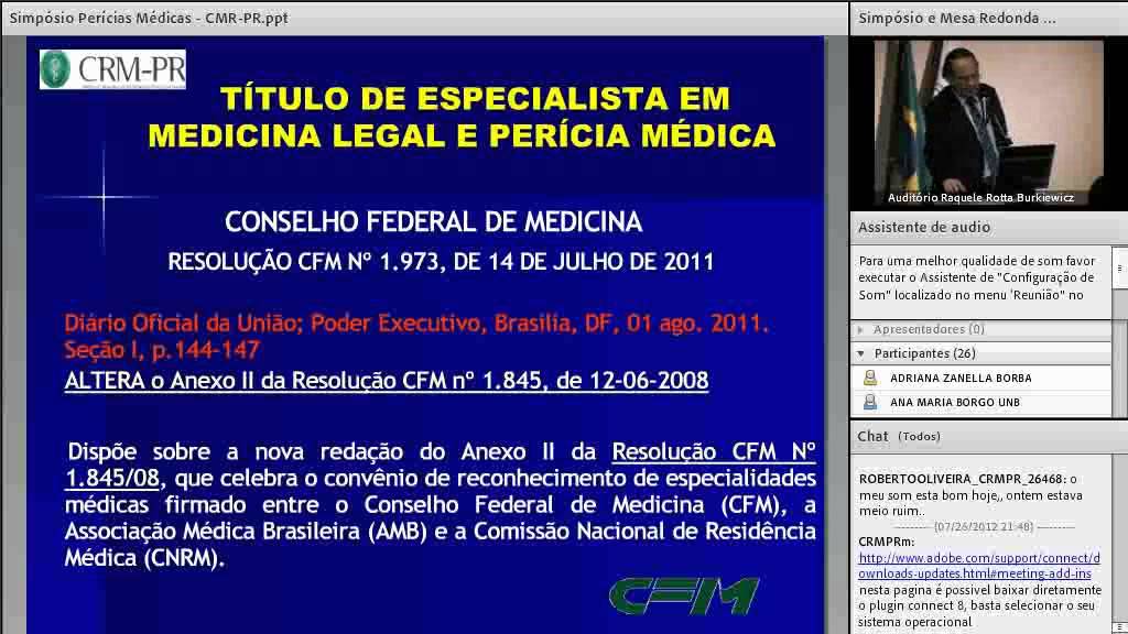 #crmpr 2012/07/26 - Simp&oacute;sio Per&iacute;cias M&eacute;dicas - Palestra com Dr. Jarbas Simas 5/6 #emc