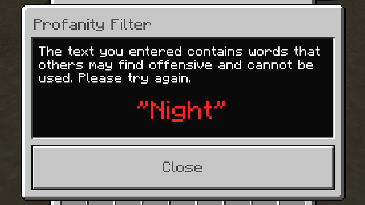 You cannot say the word 