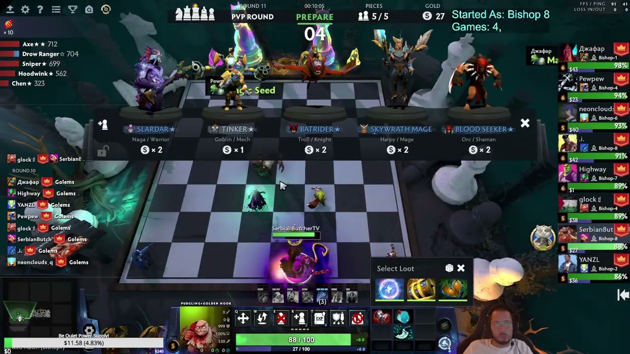 4 Aqirs with Undeads! Dota Auto Chess! Season 33!