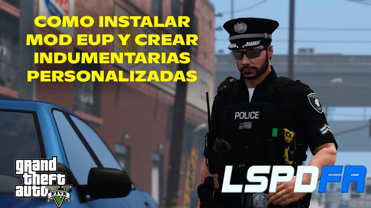 COMO INSTALAR EUP Y EDITAR TEXTURAS DE INDUMENTARIA | MOD DE ROPA PERSONALIZADA | LSPDFR GTA 5 2024