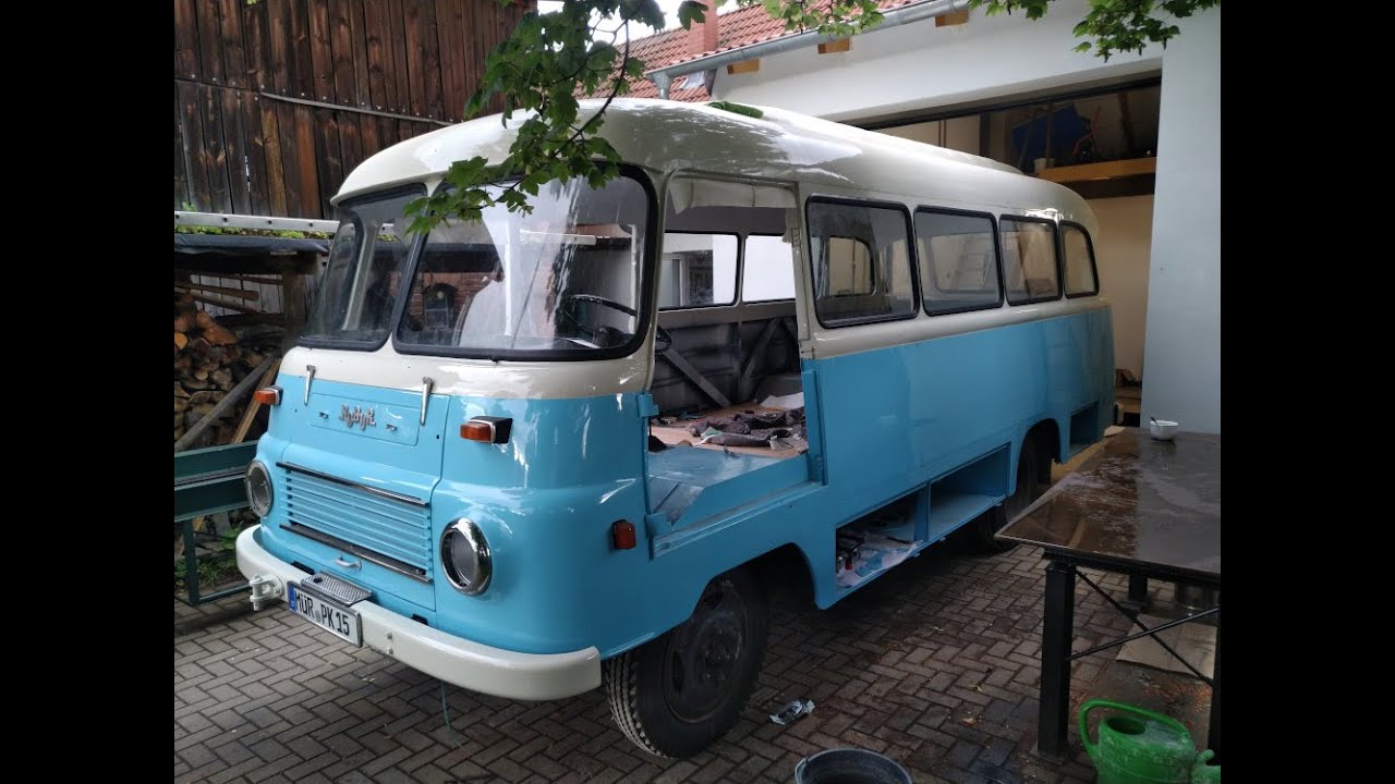 Robur  Bus  Restaurierung Teil 1: Was bisher geschah