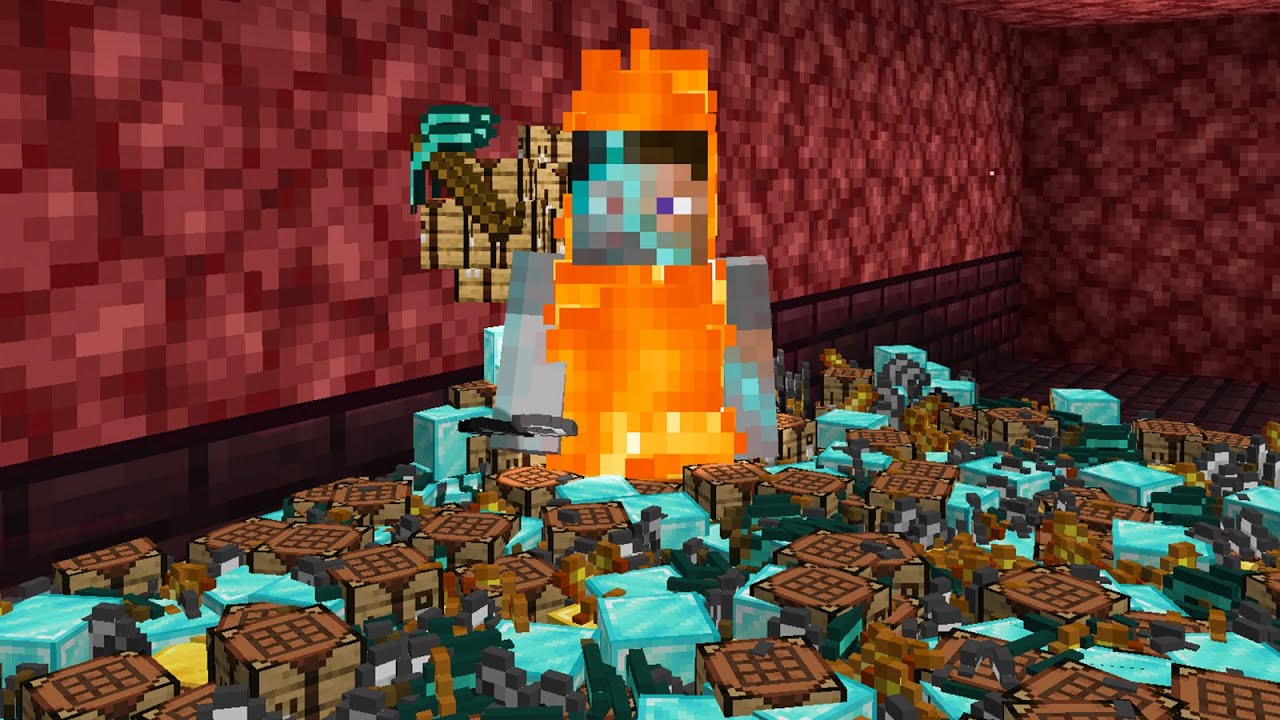 ماینکرافت اما دمیج وسایلمو دو برابر میکنه - Minecraft but damage Duplicate my items