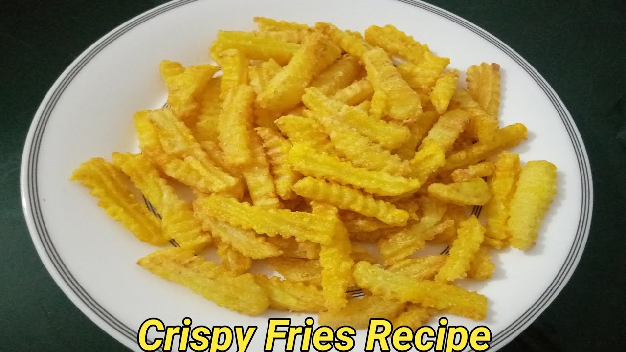 Crispy Potato Fries Recipe | Perfect French Fries Recipe | How To Make Potato Fries At Home |