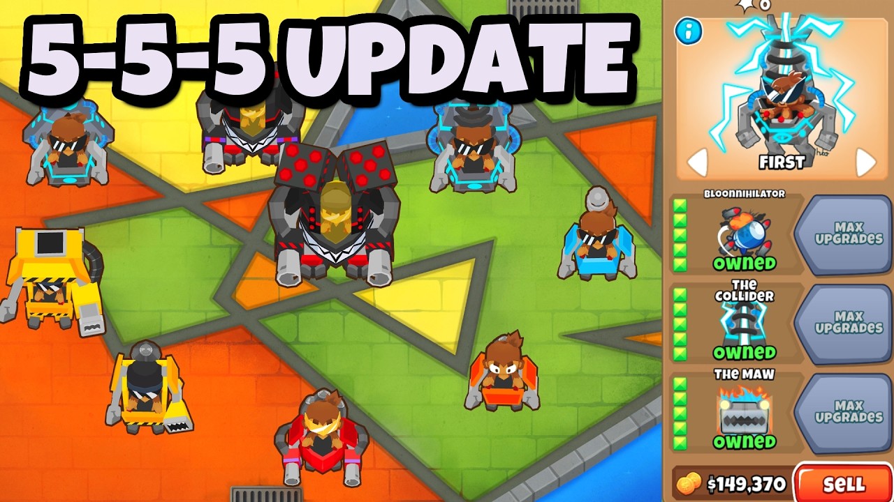 5-5-5 Update ist da - Die Monkey Machine ist UNENDLICH stark!