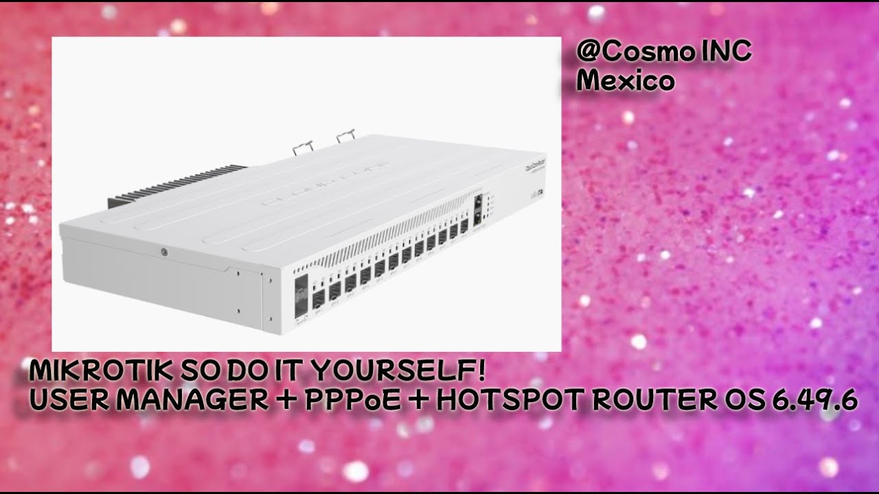 MIKROTIK RADIUS USER MANAGER +PPPOE+HOTSPOT ROUTER OS 6.49.6